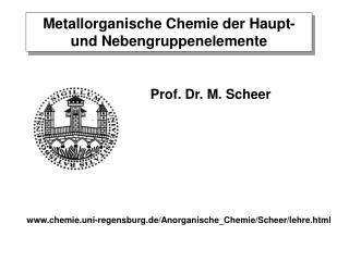 Prof. Dr. M. Scheer