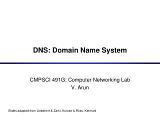 DNS: Domain Name System