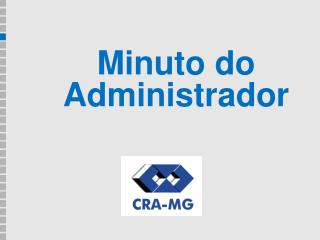 Minuto do Administrador