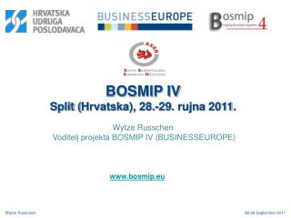 BOSMIP IV Split ( Hrvatska ), 28 . -29 . rujna 2011 .