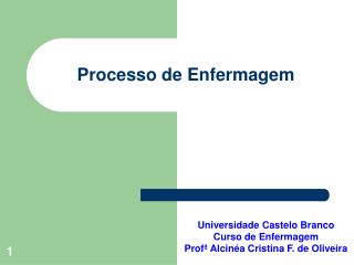 Processo de Enfermagem