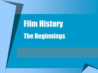 Film History