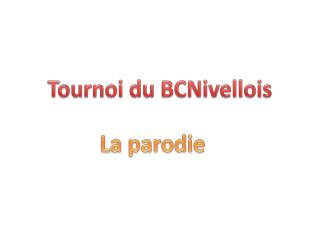 Tournoi du BCNivellois