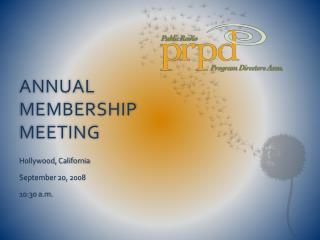 ANNUAL MEMBERSHIP MEETING