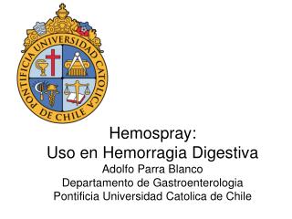 Hemorragia no varicial : métodos endoscópicos