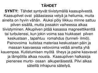 TÄHDET