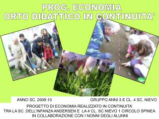 PROGETTO DI ECONOMIA REALIZZATO IN CONTINUITA’