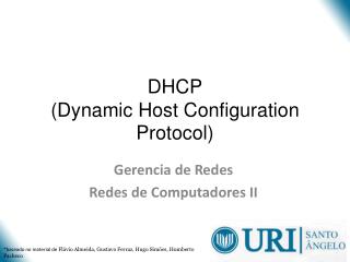 DHCP ( Dynamic Host Configuration Protocol )