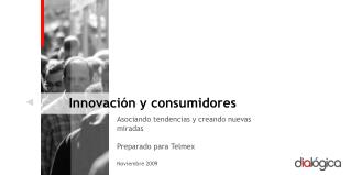 Innovación y consumidores