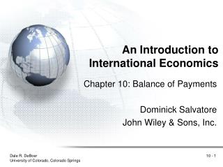 An Introduction to International Economics