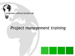 Project management training