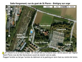 Salle Kergomard, rue du guet de St Pierre – Brétigny sur orge