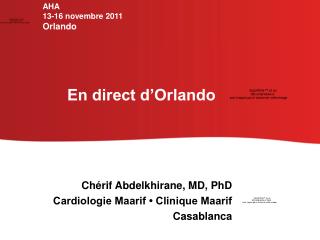 Chérif Abdelkhirane, MD, PhD Cardiologie Maarif • Clinique Maarif Casablanca
