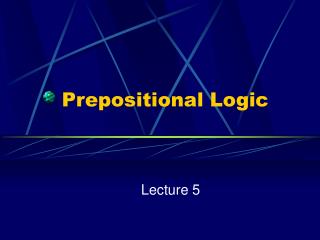 Prepositional Logic