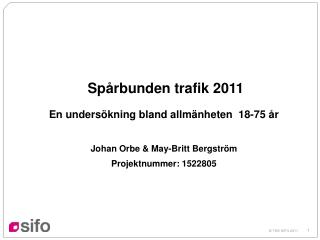 Spårbunden trafik 2011