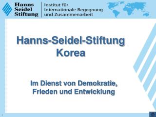 Hanns-Seidel-Stiftung Korea