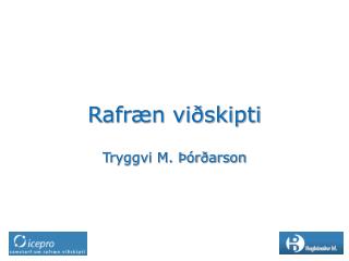 Rafræn viðskipti