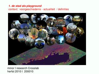 1. de stad als playground context: voorgeschiedenis - actualiteit / definities