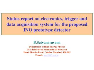 INO prototype detector