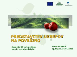 PREDSTAVITEV UKREPOV NA POVRŠINO