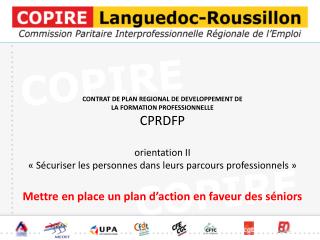 Contribution de la COPIRE LR au CPRDFP