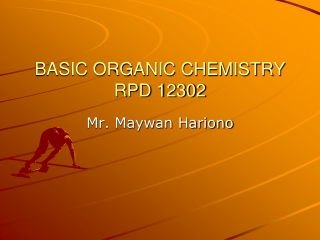BASIC ORGANIC CHEMISTRY RPD 12302