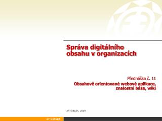 Správa digitálního obsahu v organizacích
