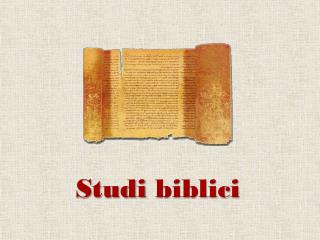 Studi biblici