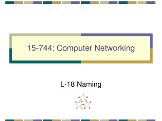 15-744: Computer Networking