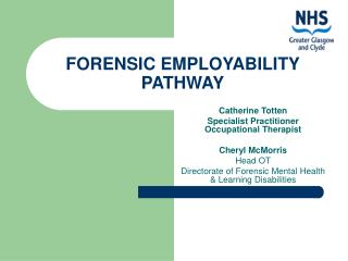 FORENSIC EMPLOYABILITY PATHWAY