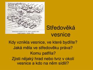 Středověká vesnice