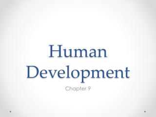 Human Development