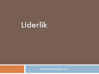 Liderlik