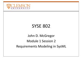 SYSE 802