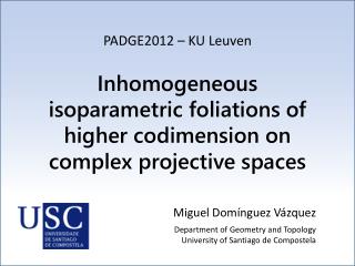 Inhomogeneous isoparametric foliations of higher codimension on complex projective spaces