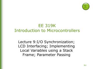 EE 319K Introduction to Microcontrollers