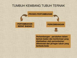 TUMBUH KEMBANG TUBUH TERNAK