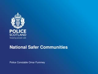 National Safer Communities