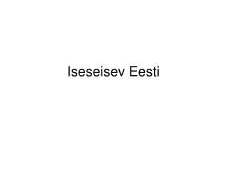 Iseseisev Eesti