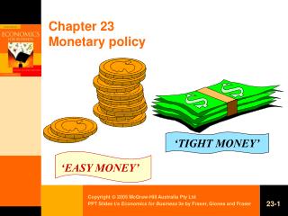 Chapter 23 Monetary policy