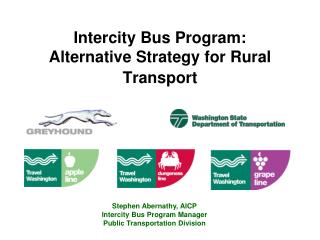 Intercity Bus Program: Alternative Strategy for Rural Transport