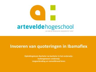 - Opstarten van het programma - Inloggen met je persoonlijke gegevens - Overzicht