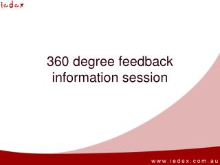 360 degree feedback information session