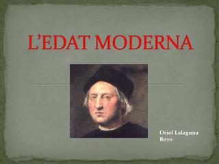 L’EDAT MODERNA