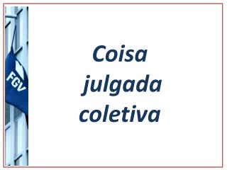 Coisa julgada coletiva