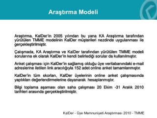 Araştırma Modeli