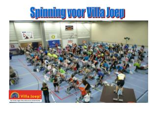 Spinning voor Villa Joep