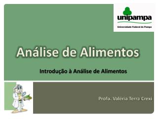 Introdução à Análise de Alimentos