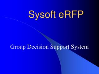 Sysoft eRFP