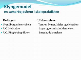 Klyngemodel en samarbejdsform i skolepraktikken